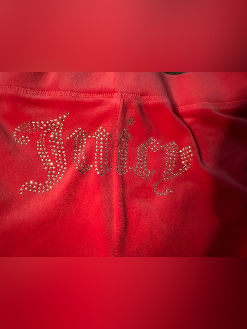 Juicy Couture Hot Pink Tracksuit with Rhinestones - Picture 6 of 7